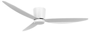 Stropní ventilátor s osvětlením, bílý, 137 cm, tichý – Beacon Beacon Lighting, Array, stmívatelné, Bílá, Obývací pokoj, Plast, Moderní