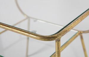 Hoorns Mosazný odkládací stolek Antique 47x40,5 cm