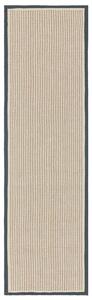 Tribeca Design Kusový koberec Ministry Loop Slate Cream Rozměry: 68x240 cm