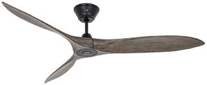 Stropní ventilátor Eco Airscrew 152 cm, černý, dřevěný – CasaFan CasaFan, Eco Airscrew, Dřevo, Obývací pokoj, Dřevo, Moderní