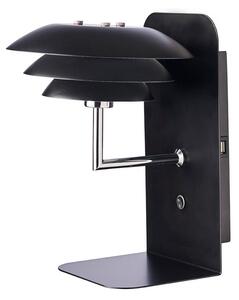 DybergLarsen - DL20 USB Shelf incl. Lamp Black - Lampemesteren