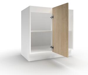 Spodní skříňka POLAR II dub sonoma/bílá, 80 (100) cm
