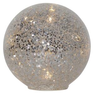 Eglo 411347 - LED Vánoční dekorace STAR FALL 15xLED/2xAA pr. 15 cm stříbrná