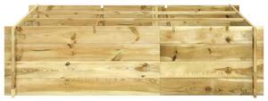 Vyvýšený záhon 150 x 100 x 40 cm impregnované dřevo