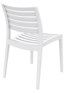 Zahradní židle Basart - plast | bílá