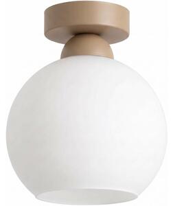 BRILAGI - LED Stropní svítidlo RETRO GLASS 1xE27/60W/230V pr. 15 cm béžová/bílá