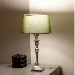 BRILAGI - Stolní lampa CERIA 1xE27/60W/230V pr. 25 cm stříbrná/zelená