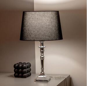 BRILAGI - Stolní lampa CERIA 1xE27/60W/230V pr. 30 cm stříbrná/černá
