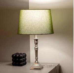 BRILAGI - Stolní lampa CERIA 1xE27/60W/230V pr. 30 cm stříbrná/zelená