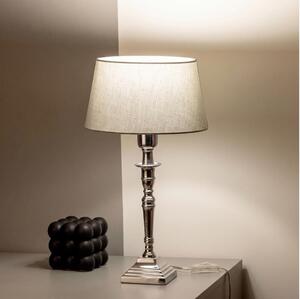 BRILAGI - Stolní lampa CERIA 1xE27/60W/230V pr. 25 cm stříbrná/šedá