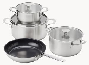 Sada hrnců s nepřilnavým povrchem KitchenAid, 7 dílů