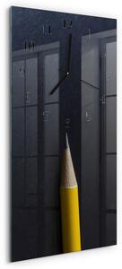 Skleněné hodiny vertikální Tužka zsppc-30x60-00174636