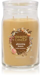 Yankee Candle Glistening Leaves vonná svíčka Signature 567 g