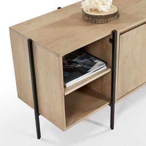 Dřevěný TV stolek Kave Home Palmia 160 x 40 cm