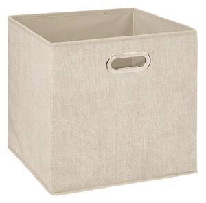 Úložný box Simple, 31x31x31 cm, béžová
