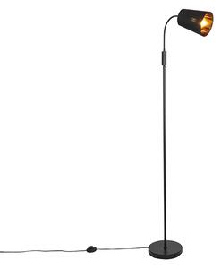 Moderní stojací lampa černá - Carmen
