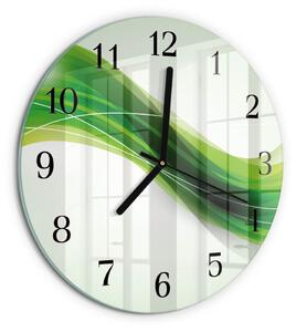 Skleněné nástěnné hodiny Abstrakce zsoc-fi30-00176181