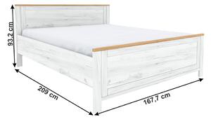 Manželská postel 160 cm Soleus Z2. 1017091