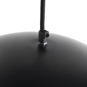 Inteligentní průmyslová závěsná lampa černá se zlatem 50 cm včetně Wifi G125 - Magna Eco