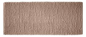 Hnědá koupelnová předložka 50x120 cm Aspen Bobble – Bianca