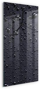 Skleněné hodiny vertikální Kapky zsppc-30x60-00180555