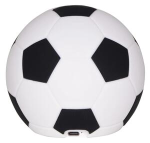 LED Stmívatelná dětská dotyková lampa FOOTBALL LED/2W/5V USB 1200 mAh bílá/černá