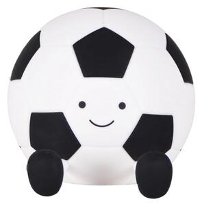 LED Stmívatelná dětská dotyková lampa FOOTBALL LED/2W/5V USB 1200 mAh bílá/černá