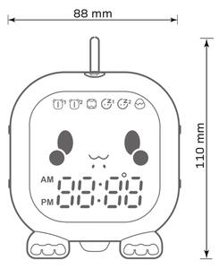 LED RGBW Stmívatelná dětská noční lampička s budíkem FILIP LED/1,5W/5V 1500 mAh