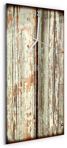 Skleněné hodiny vertikální Dřevěná stěna zsppb-30x60-00092716