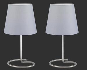Stolní lampička - set 2 ks Twin, šedá