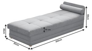 Jednolůžková postel (válenda) 80 cm Rinok (šedá) (s úl. prostorem). Vlastní profesionální přeprava až k Vám domů 1017288