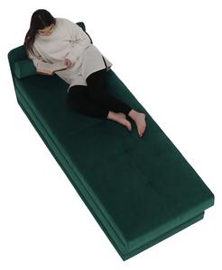 Jednolůžková postel (válenda) 80 cm Rinok (smaragdová) (s úl. prostorem). Vlastní profesionální přeprava až k Vám domů 1017287