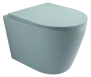 UPTrend Závěsný WC komplet bez příruby AMARO VORTEX TR2217R‑U35 včetně Soft-Close sedátka, sage mist mat