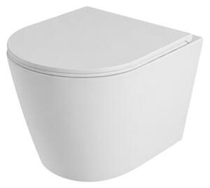 UPTrend Závěsný WC komplet bez příruby AMARO VORTEX TR2217R‑U20 včetně Soft-Close sedátka, bílá mat