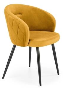 Halmar jídelní židle K430 + barevné provedení: žlutá