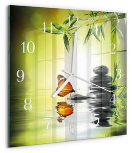 Skleněné hodiny Příroda zskb-30x30-00087450