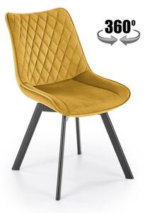 Halmar jídelní židle K520 + barevné provedení: žlutá