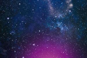DIMEX | Vliesová fototapeta Hvězdné nebe MS-5-2287 | 375 x 250 cm| modrá, bílá, fialová, černá, růžová