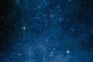 DIMEX | Vliesová fototapeta Krásné hvězdné nebe MS-5-2289 | 375 x 250 cm| modrá, bílá, černá