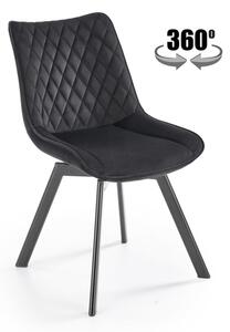 Halmar jídelní židle K520 + barevné provedení: černá