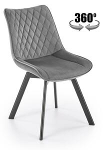 Halmar jídelní židle K520 + barevné provedení: šedá