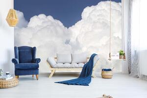 DIMEX | Vliesová fototapeta Velký mrak MS-5-2325 | 375 x 250 cm| modrá, bílá
