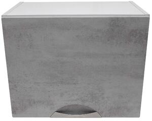 Horní skříňka výklopná barva beton korpus šedý 50 cm