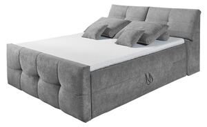 Čalouněná postel REAGAN šedá, 180x200 cm