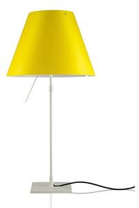 Luceplan - Costanza Stolní Lampa Aluminium s Smart Yellow - Lampemesteren