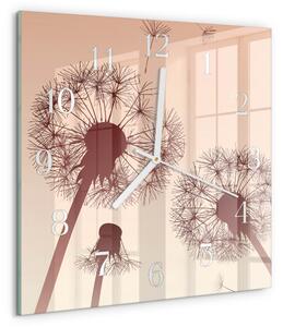 Skleněné hodiny Pampeliška zskb-30x30-00086177
