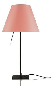 Luceplan - Costanza Stolní Lampa s Dimmer Black/Edgy Pink - Lampemesteren