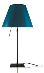 Luceplan - Costanza Stolní Lampa s Dimmer Black/Petroleum Blue - Lampemesteren