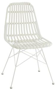 OnaDnes -20% Bílá plastová zahradní židle J-line Rochal
