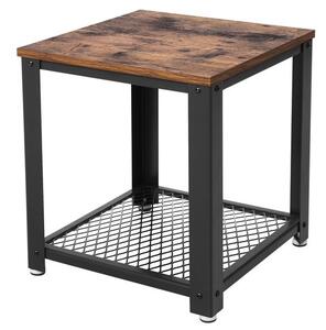 Přístavný stolek HANKO černá/přírodní
